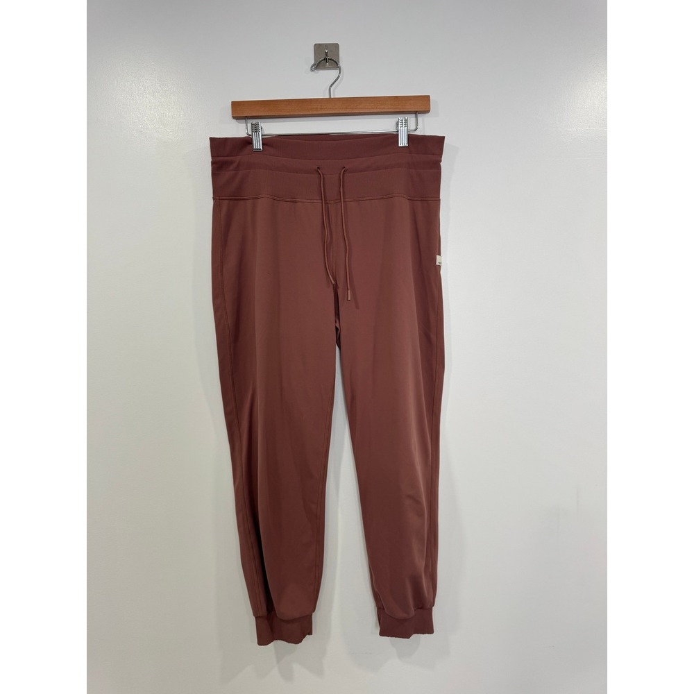 Vuori Women Mauve Performance Jogger Drawstring Ribbed Waist Pants XL